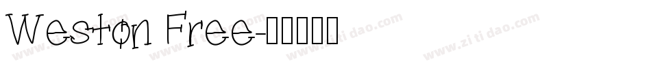 Weston Free字体转换